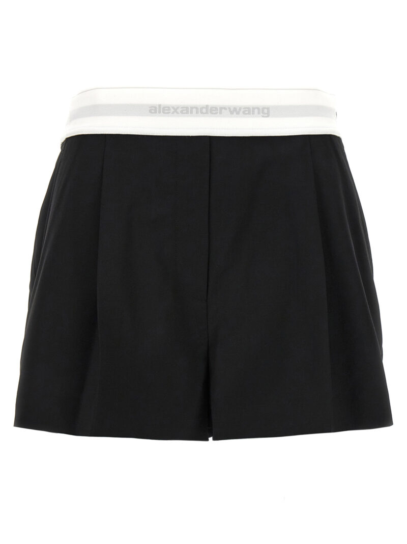 'High Wasted Pleated' shorts ALEXANDER WANG Black