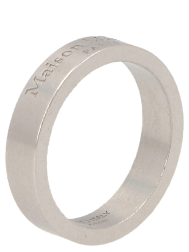 Logo ring MAISON MARGIELA Silver