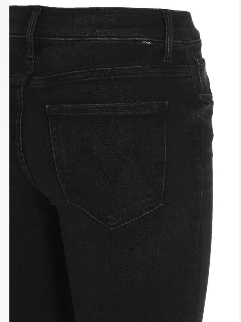 'The Weekender’ jeans 71% cotton 23% modal 4% polyester 2% elastane MOTHER Black