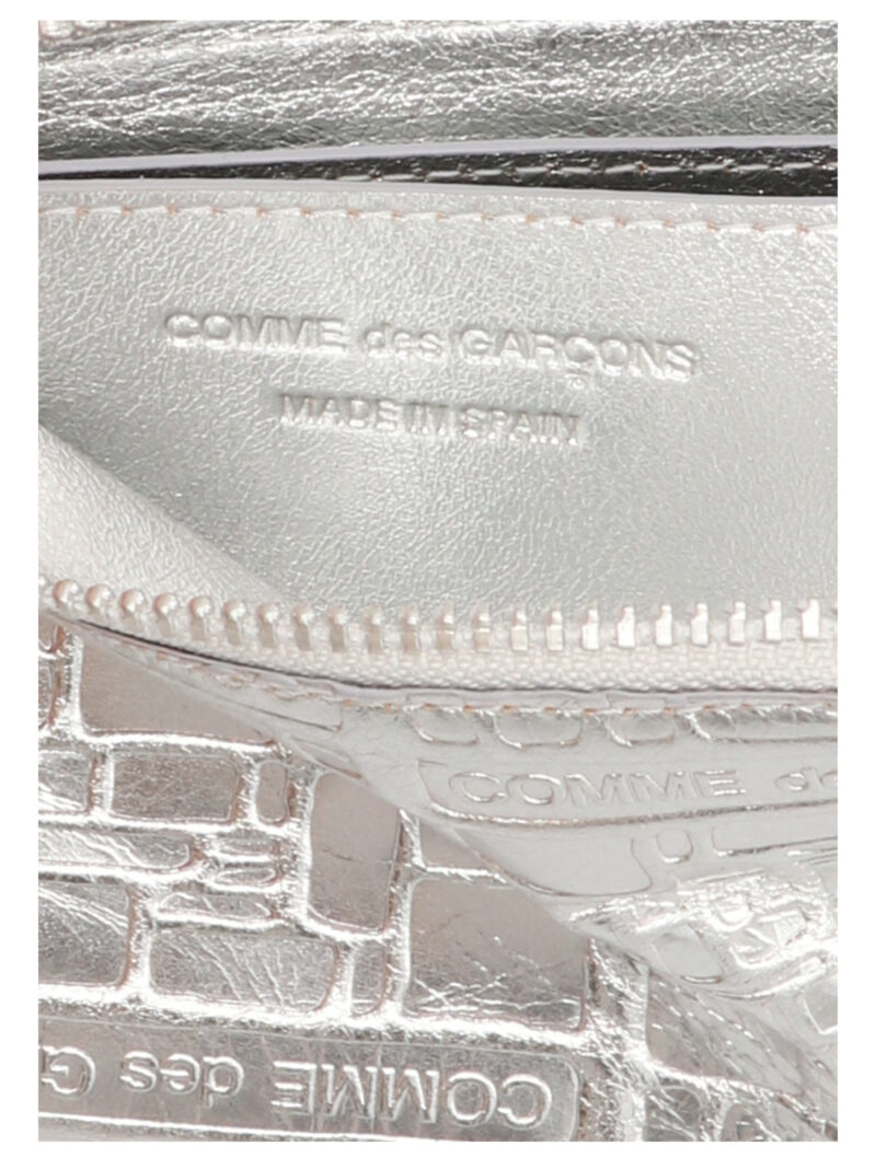 'Embossed Logotype' wallet Man COMME DES GARÇONS WALLET Silver