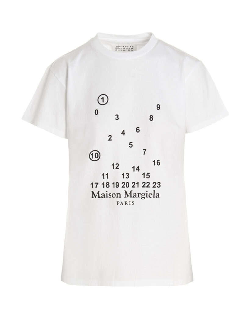 Logo printed t-shirt MAISON MARGIELA White/Black