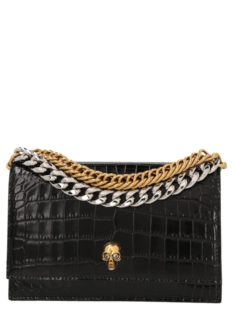 'Skull' small crossbody bag ALEXANDER MCQUEEN Black