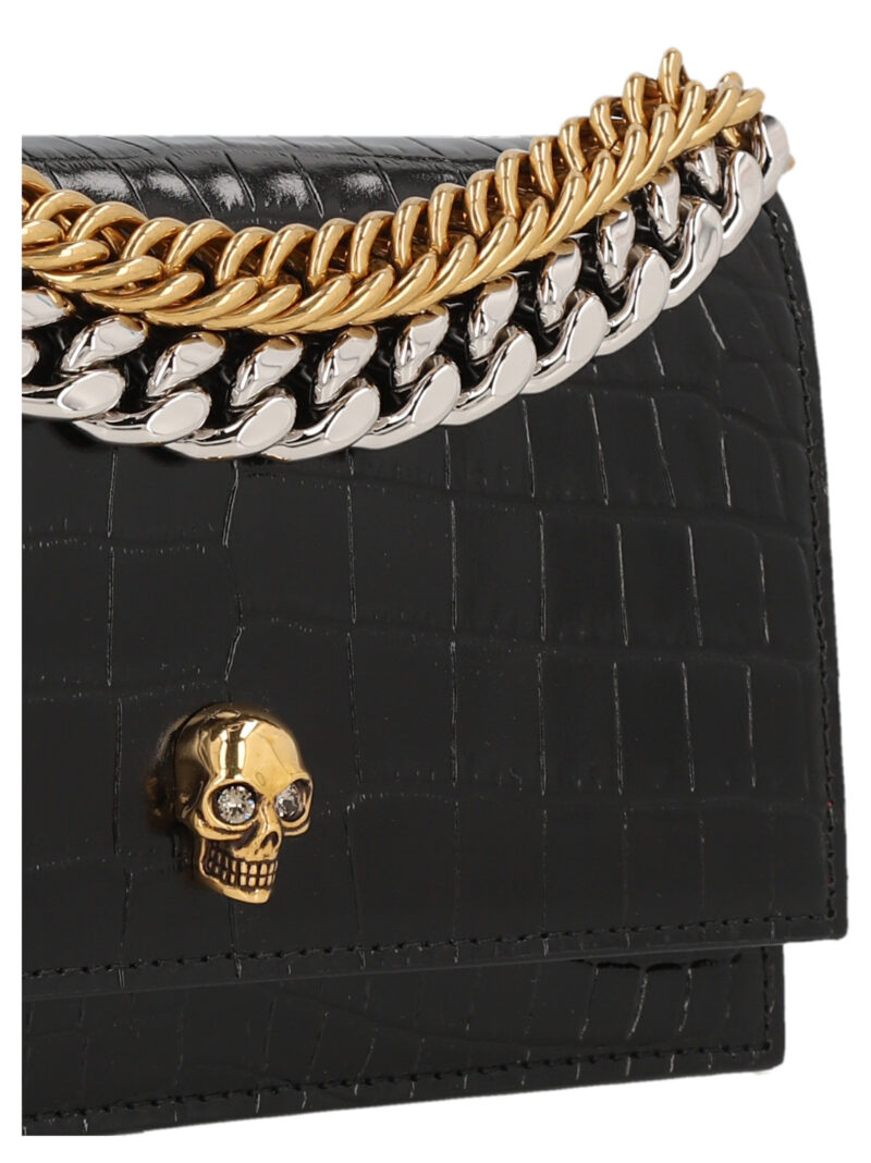 'Skull' small crossbody bag Woman ALEXANDER MCQUEEN Black