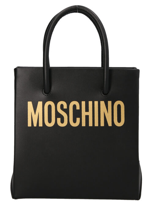 Mini logo handbag MOSCHINO Black