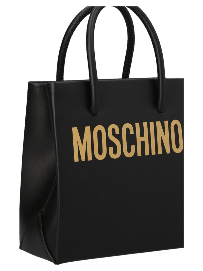 Mini logo handbag Woman MOSCHINO Black