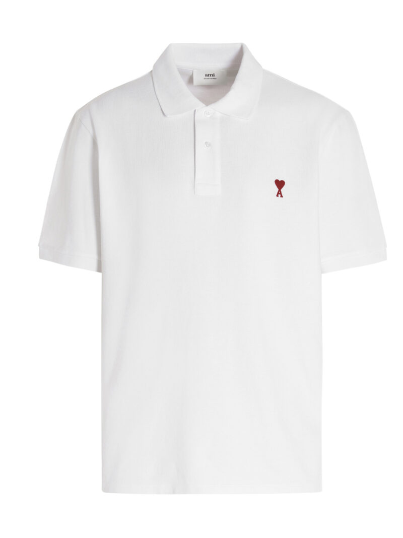 ‘Ami de Coeur’ polo shirt AMI PARIS White