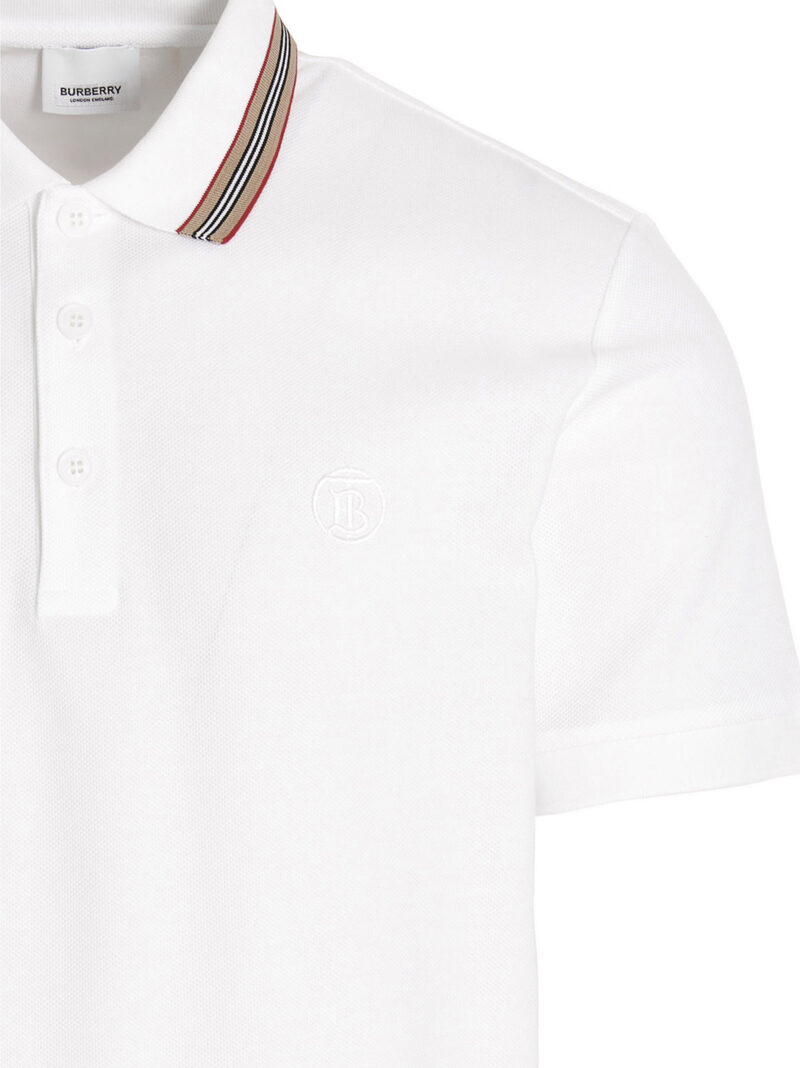 'Pierson’ polo shirt Man BURBERRY White