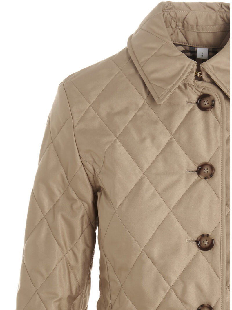 'Farnleigh’ jacket Woman BURBERRY Beige