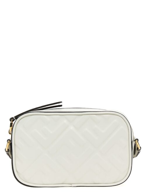 Camera case crossbody bag FENDI White