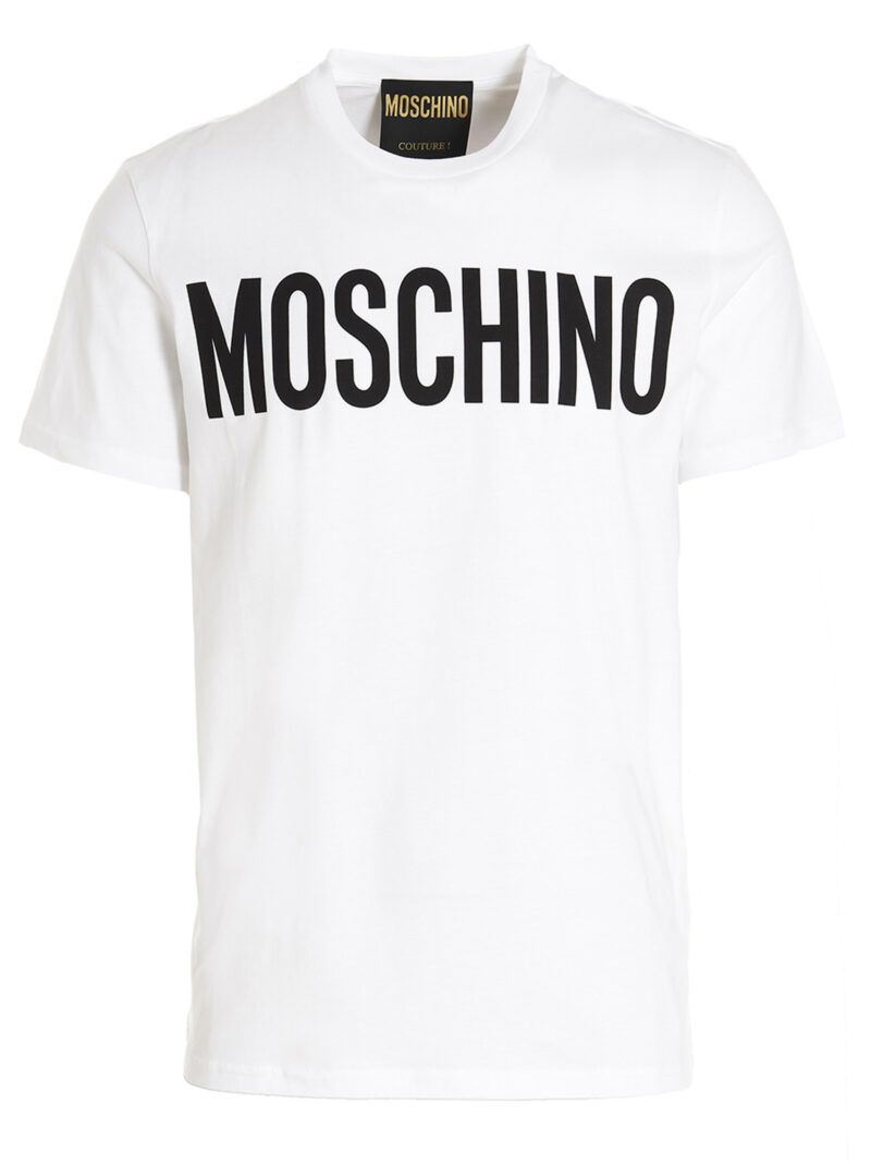 'Label' T-shirt MOSCHINO White/Black