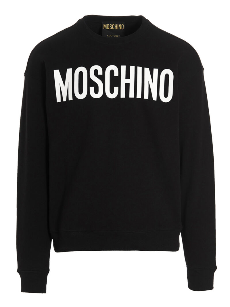 'Label’ sweatshirt MOSCHINO White/Black