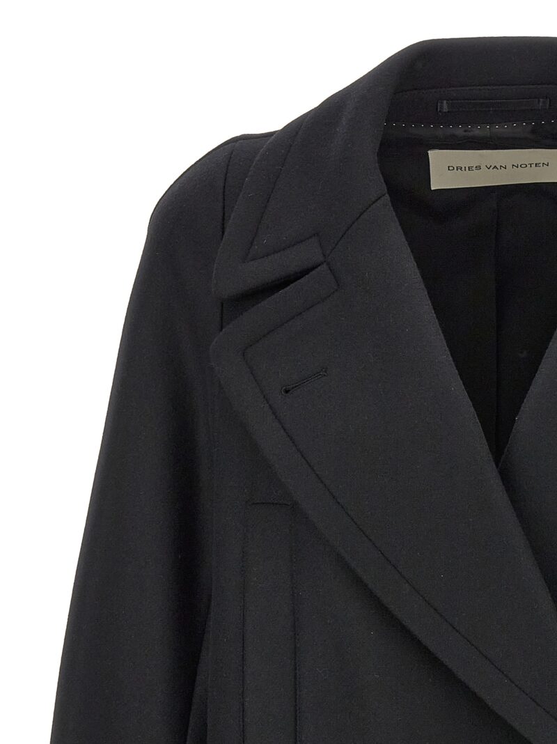 'Randia' coat Woman DRIES VAN NOTEN Black