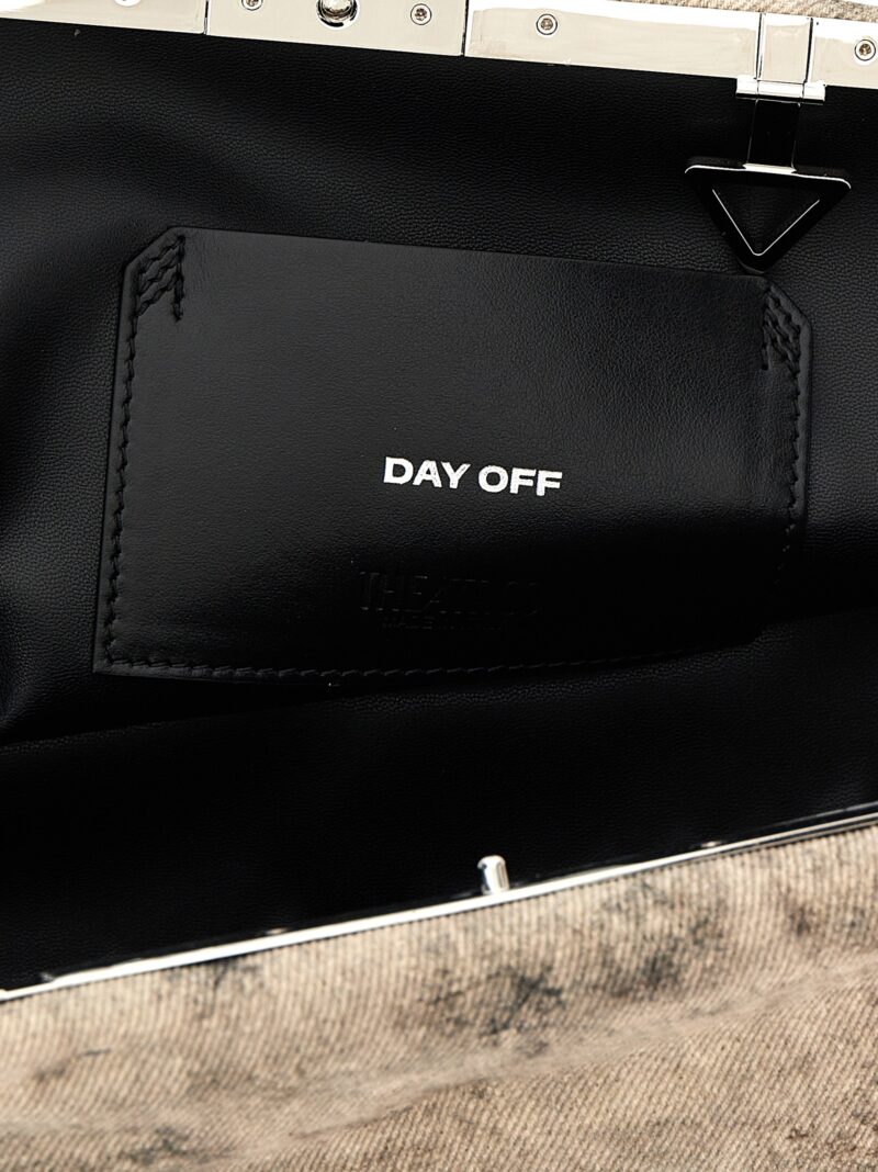 'Day Off' shoulder bag 100% leather THE ATTICO Gray