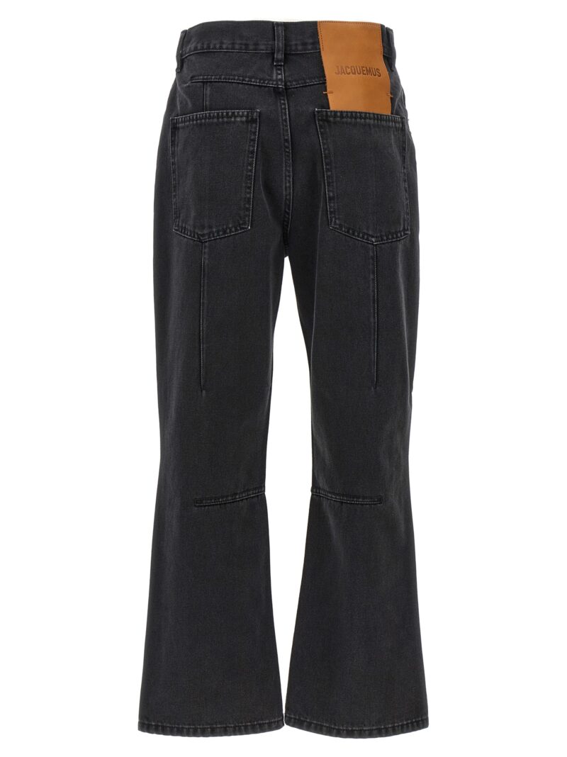 'Le de-Nîmes court' jeans 24E241DE0351515990 JACQUEMUS Black