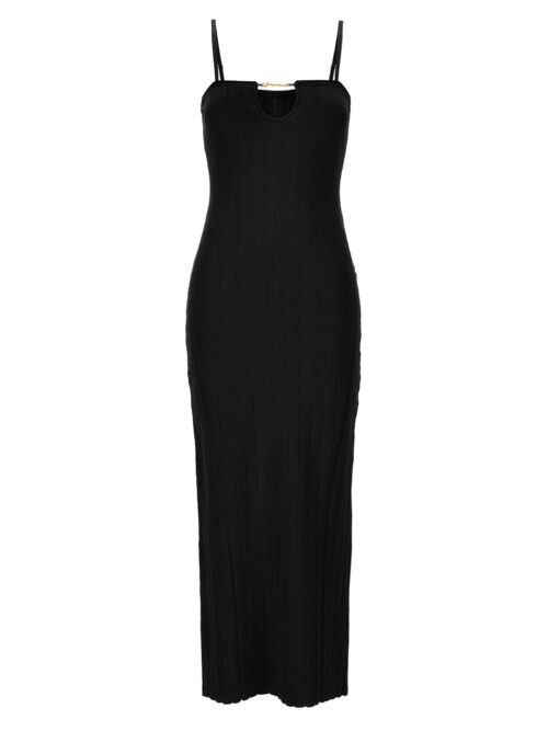 'La robe Sierra bretelles' dress JACQUEMUS Black