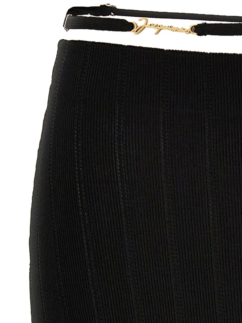 'La jupe Pralù' skirt Woman JACQUEMUS Black