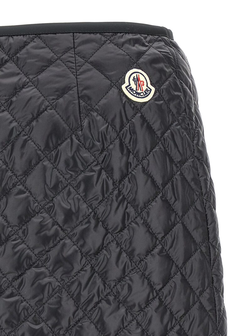 Quilted skirt 100% polyamide MONCLER Black