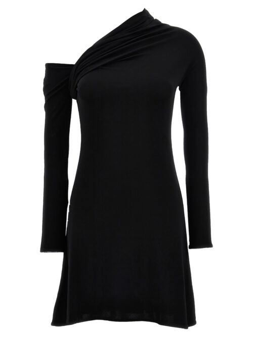 'Twist Crepe Mini' dress COURREGES Black