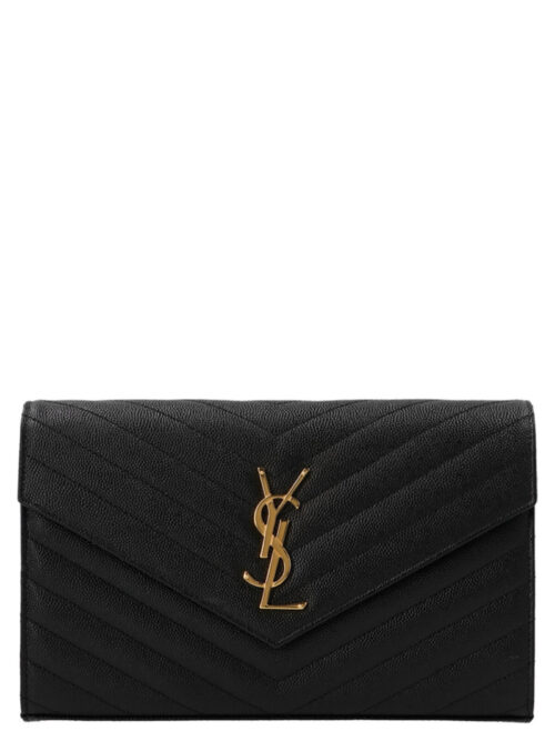 'Monogram' crossbody bag SAINT LAURENT Black