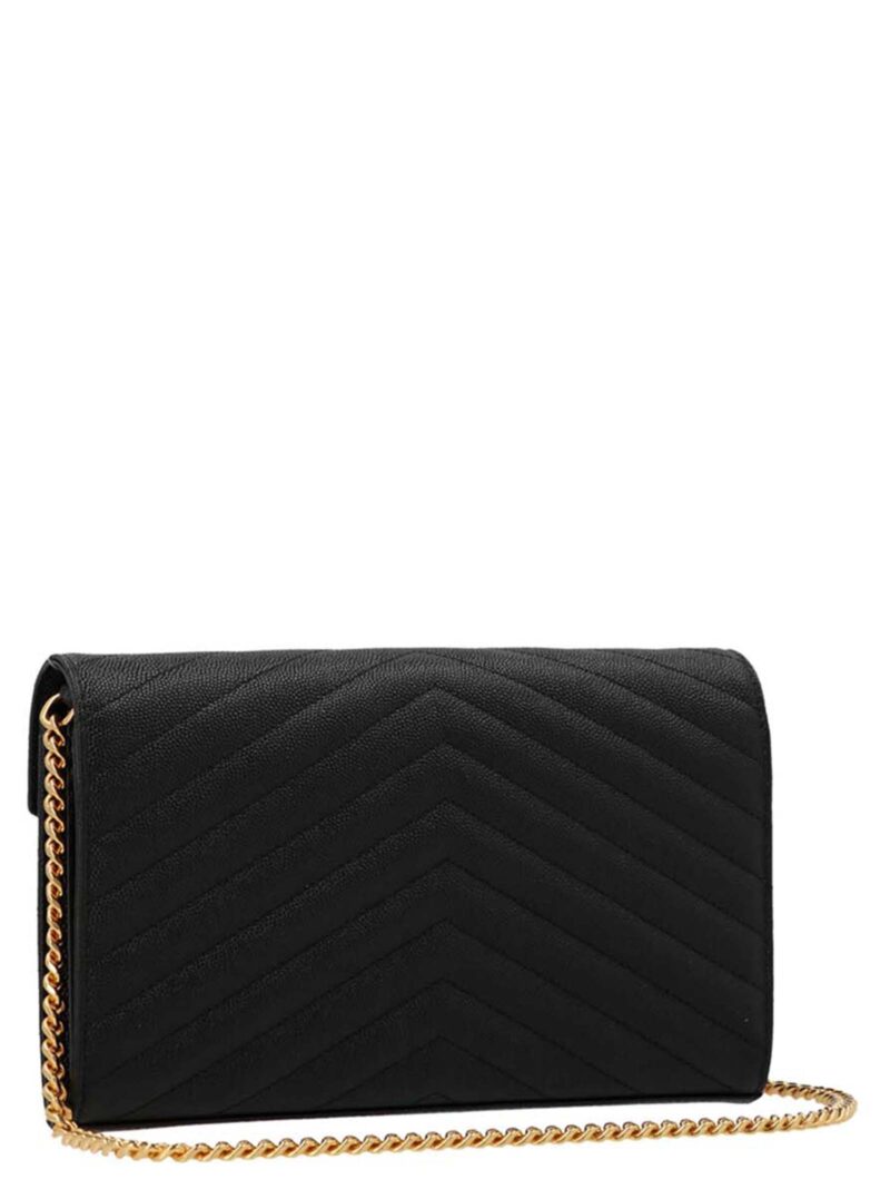 'Monogram' crossbody bag 377828BOW011000 SAINT LAURENT Black