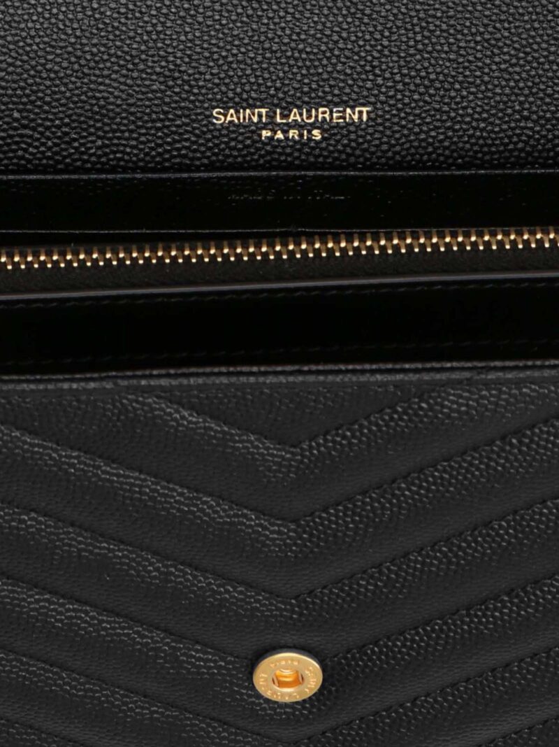 'Monogram' crossbody bag Woman SAINT LAURENT Black