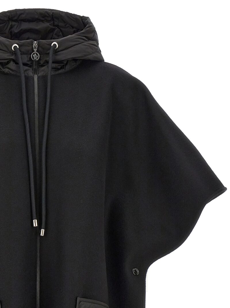 Hooded cape Woman MONCLER Black