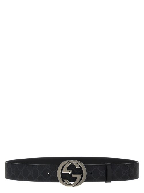 'GG Supreme' belt GUCCI Black