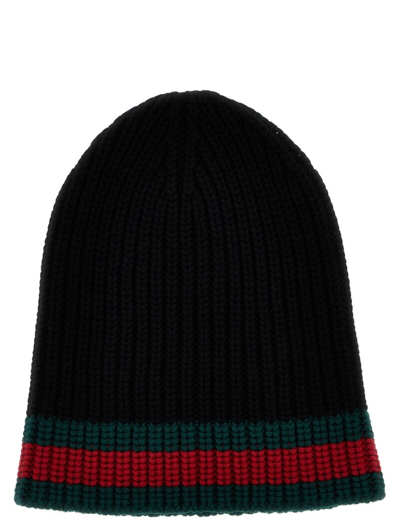 Web beanie GUCCI Black