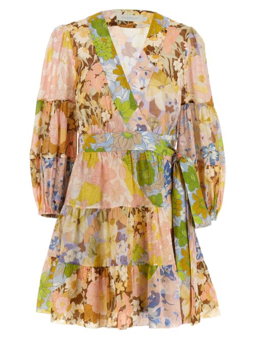 'Pop wrap' dress ZIMMERMANN Multicolor