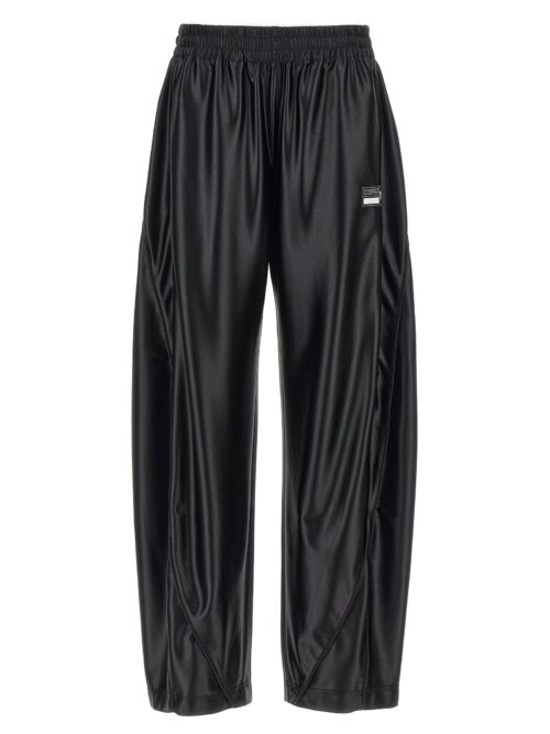 Logo label pants T BY ALEXANDER WANG Black