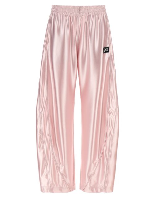 Logo label pants T BY ALEXANDER WANG Pink