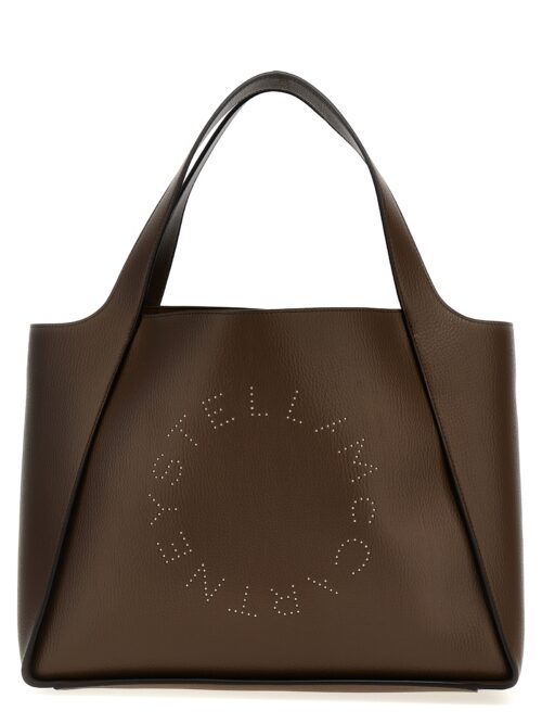 Big logo shopping bag STELLA MCCARTNEY Brown