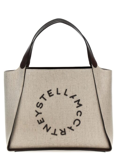 Big logo shopping bag STELLA MCCARTNEY Beige