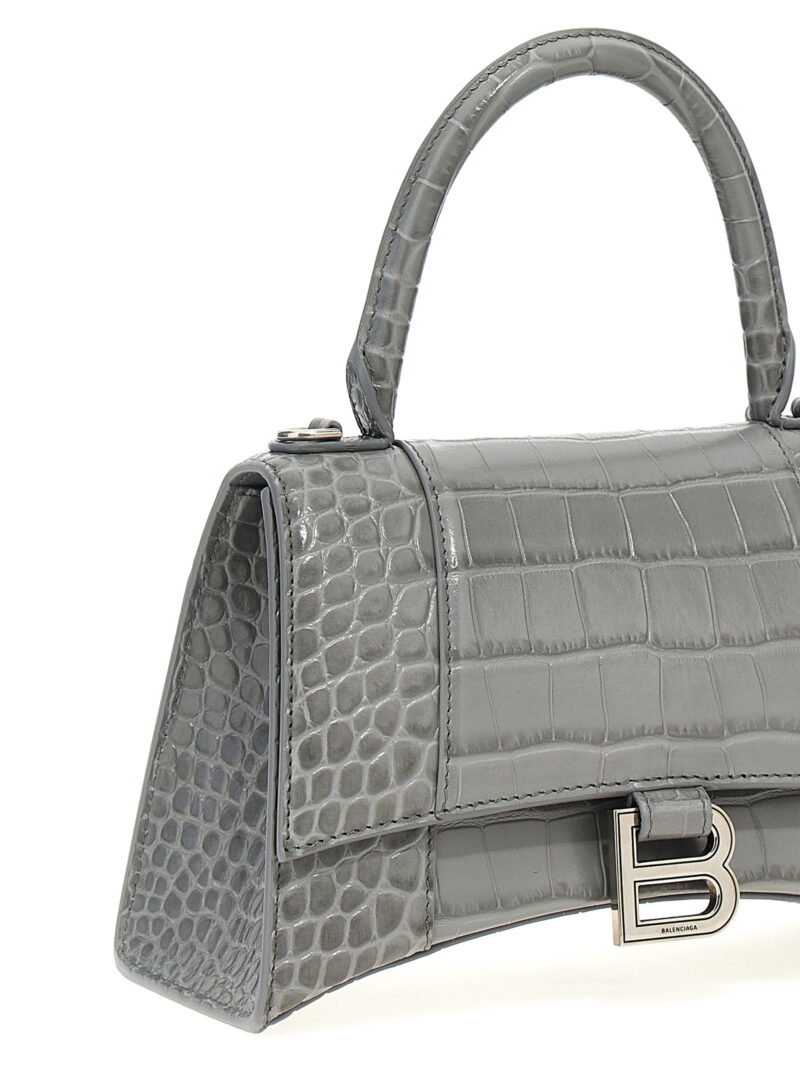 'Hourglass S' handbag Woman BALENCIAGA Gray