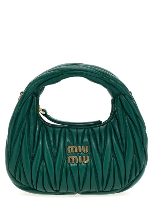 'Hobo Wander' mini handbag MIU MIU Green