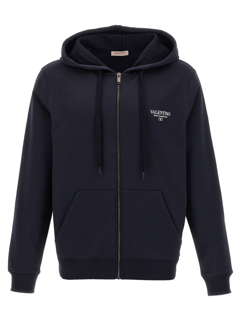 Valentino logo print hoodie VALENTINO GARAVANI Blue