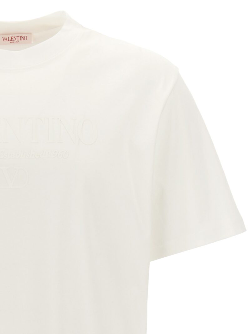 Valentino logo print t-shirt Man VALENTINO GARAVANI White