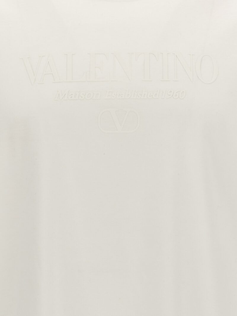 Valentino logo print t-shirt 100% cotton VALENTINO GARAVANI White