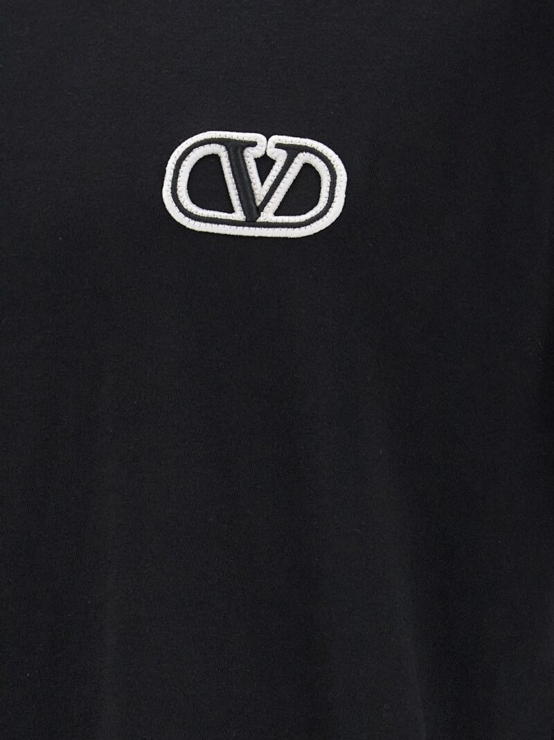 Valentino 'VLogo Signature' T-shirt 100% cotton VALENTINO GARAVANI Black