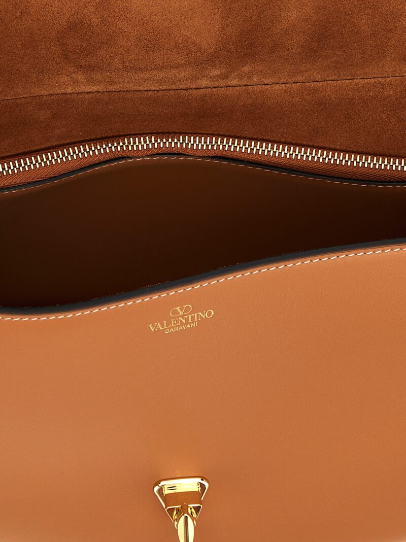 Valentino Garavani 'Small Saddle' handbag 100% calfskin leather (Bos Taurus) VALENTINO GARAVANI Brown