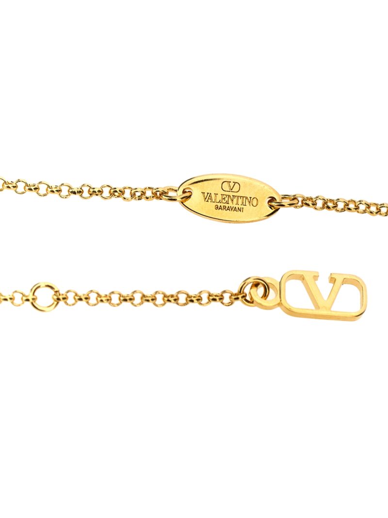 Valentino Garavani 'VLogo Signature' necklace 100% brass VALENTINO GARAVANI Gold