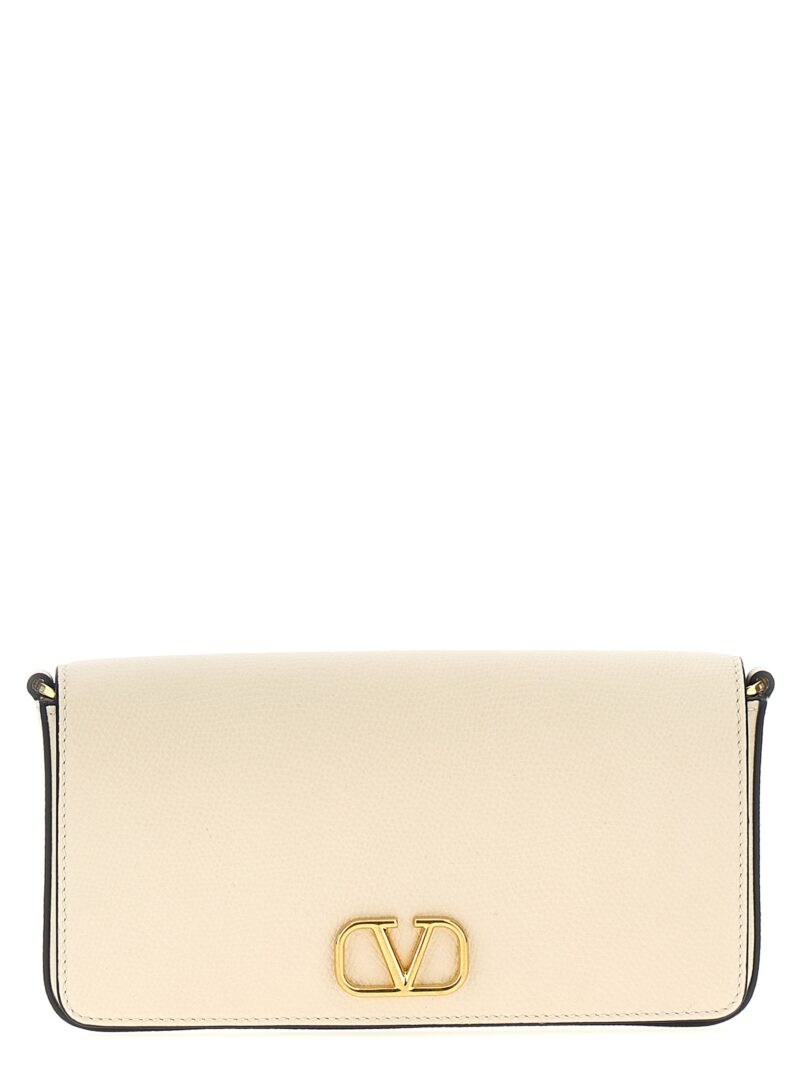 Valentino Garavani 'VLogo Signature' clutch bag VALENTINO GARAVANI White