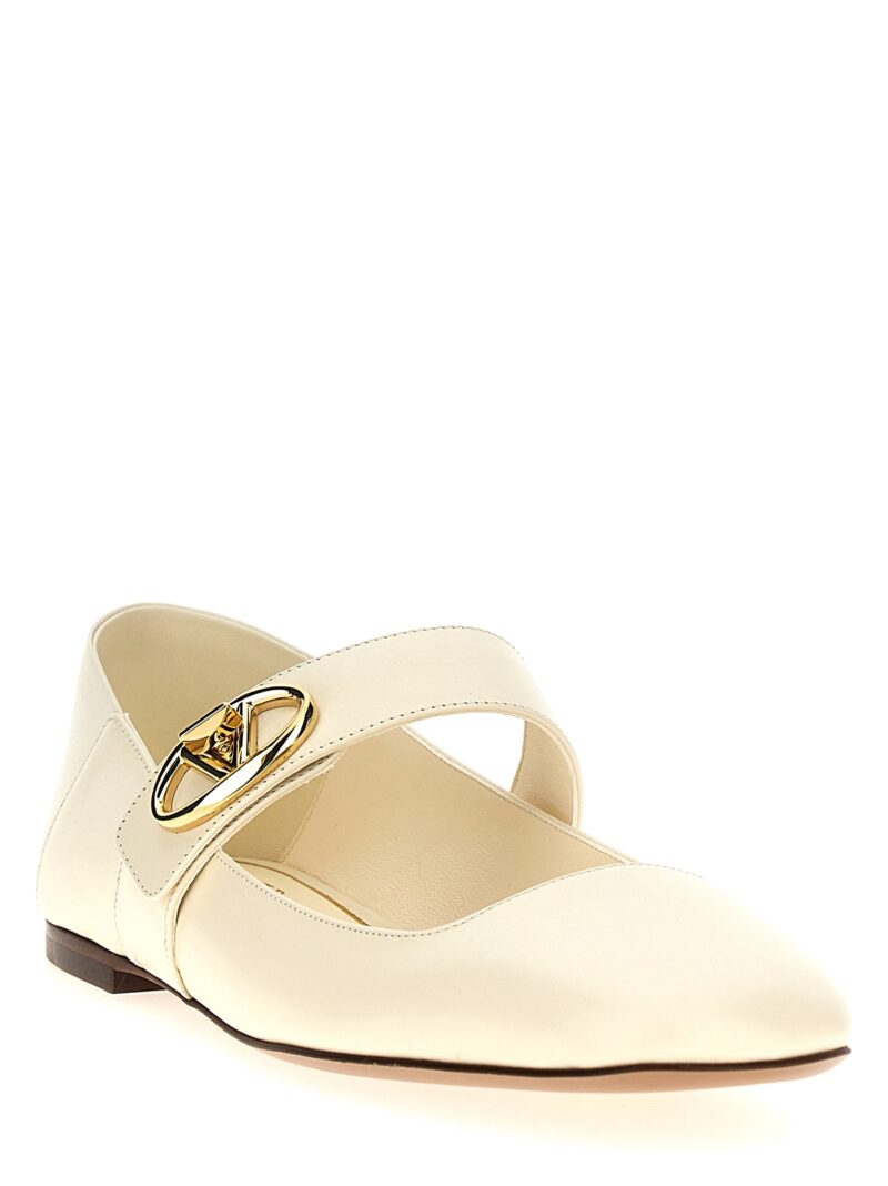 Valentino Garavani 'VLogo' ballet flats 5W2S0JV2EEY098 VALENTINO GARAVANI White