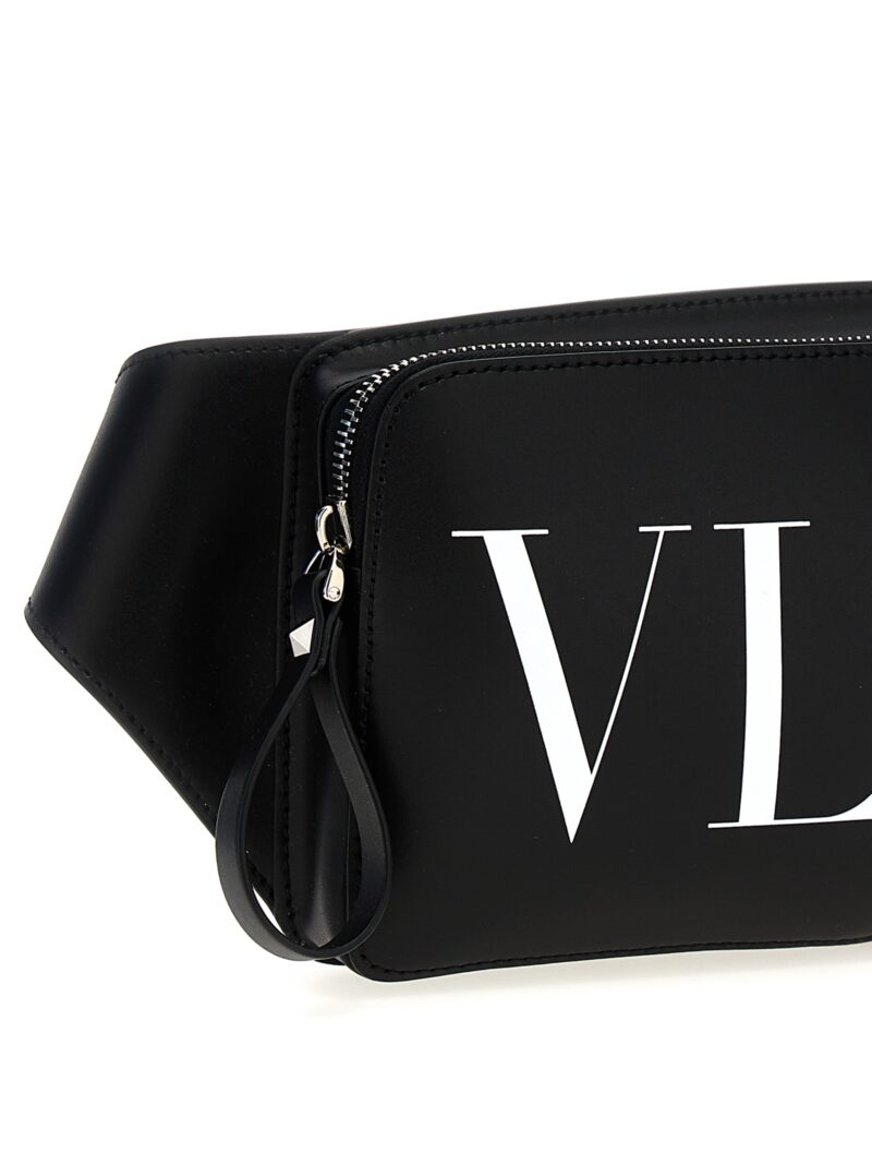 Valentino Garavani 'VLTN' belt bag Man VALENTINO GARAVANI White/Black