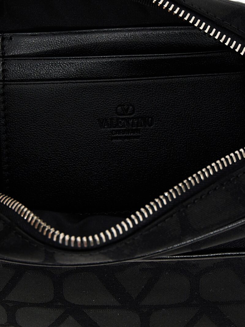 Valentino Garavani 'Toile Iconographe' Shoulder Bag 100% polyester VALENTINO GARAVANI Black