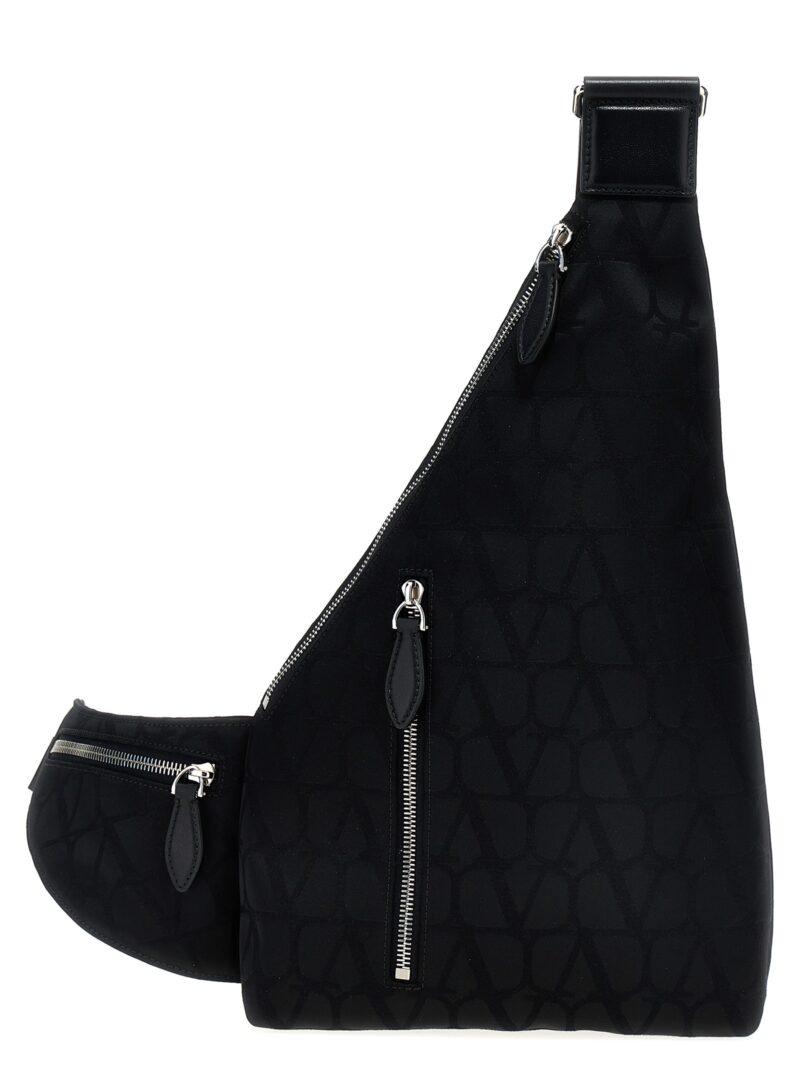 Valentino Garavani 'Toile Iconographe' Shoulder Bag VALENTINO GARAVANI Black