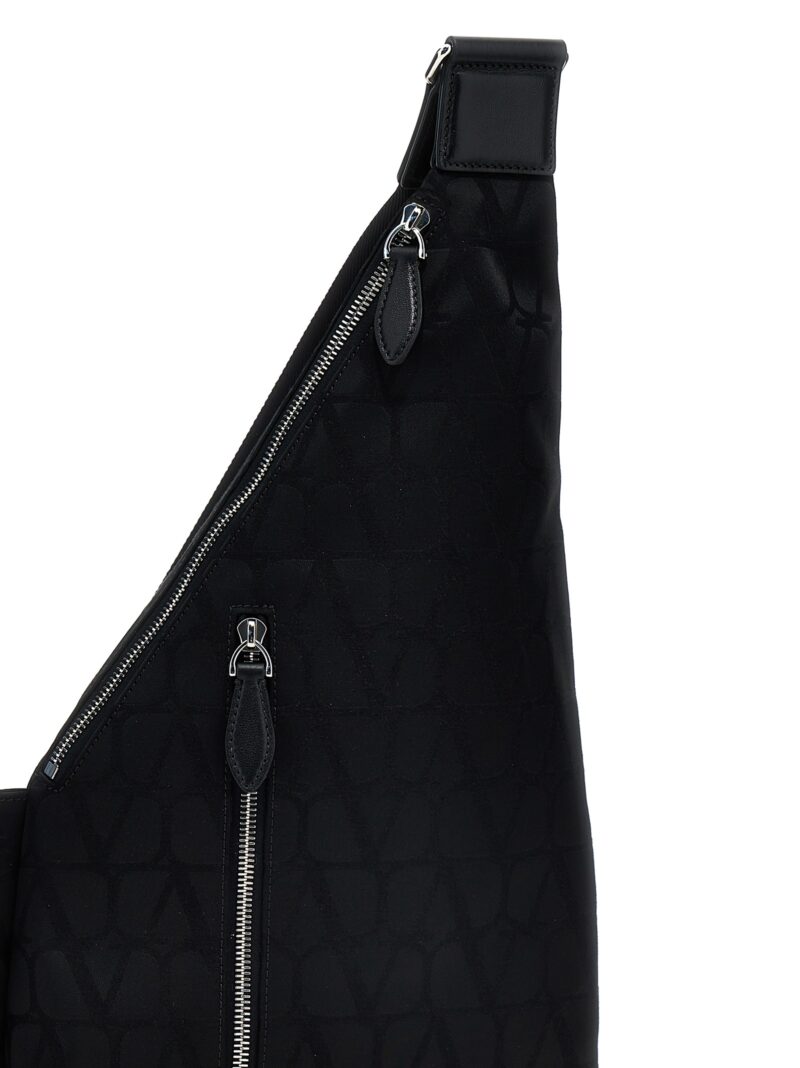 Valentino Garavani 'Toile Iconographe' Shoulder Bag Man VALENTINO GARAVANI Black