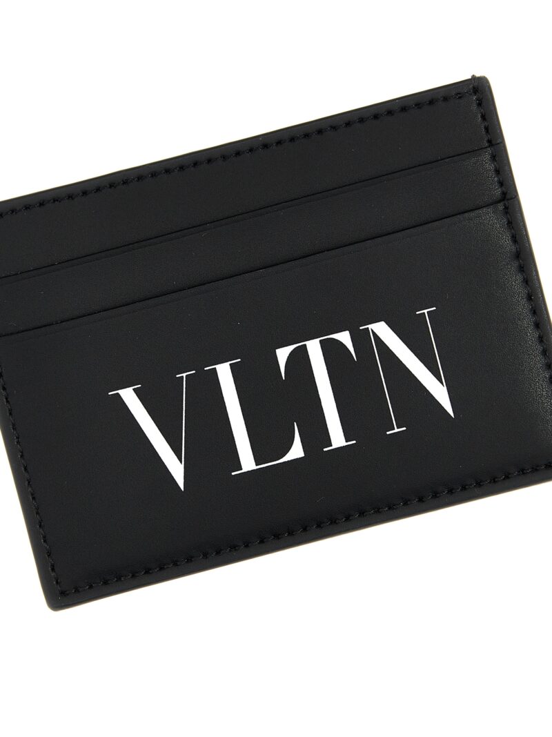 Valentino Garavani 'VLTN' cardholder Man VALENTINO GARAVANI White/Black