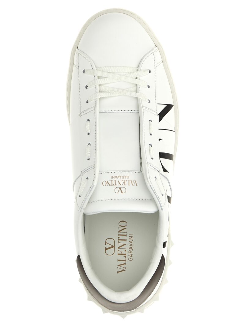 Valentino Garavani 'Open' sneakers 100% calfskin leather (Bos Taurus) VALENTINO GARAVANI White/Black