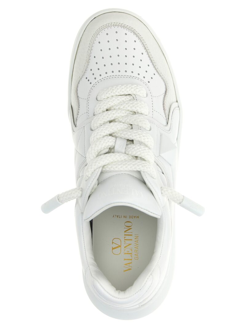 Valentino Garavani 'One Stud XL' sneakers 100% lamb leather (Ovis Aries) VALENTINO GARAVANI White